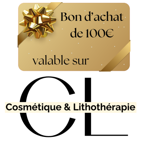 3500 POINTS CADEAU FIDELITE : BON ACHAT 100€ TTC COSMETIQUE LITHOTHERAPIE