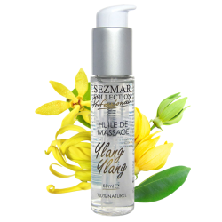 Huile de massage professionnelle Ylang Ylang 100% naturelle 50 ml