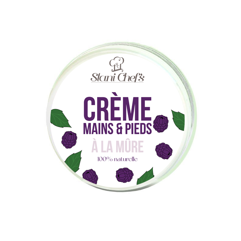 Crème mains et pieds à la mûre 