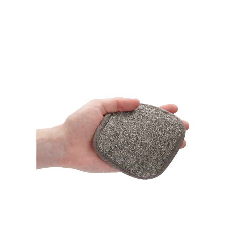 Éponge exfoliante en fibre de chanvre - carré 