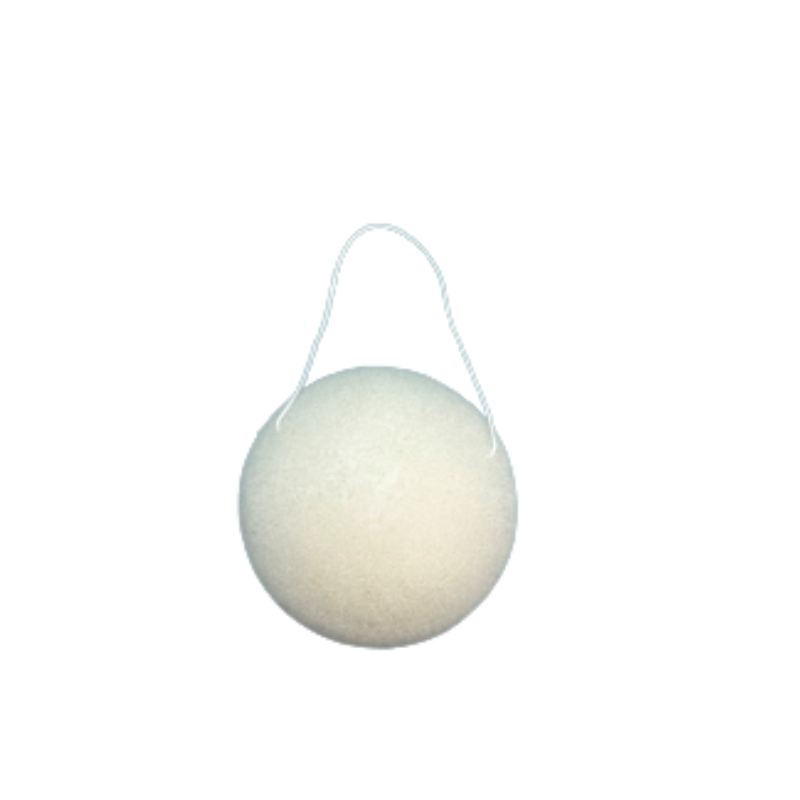 Éponge konjac blanche 