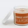 Gommage visage pêche 