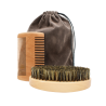 Kit brosse + peigne pour barbe et moustache 