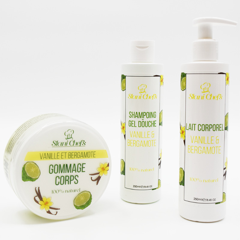 Lait corporel à la vanille et bergamote 
