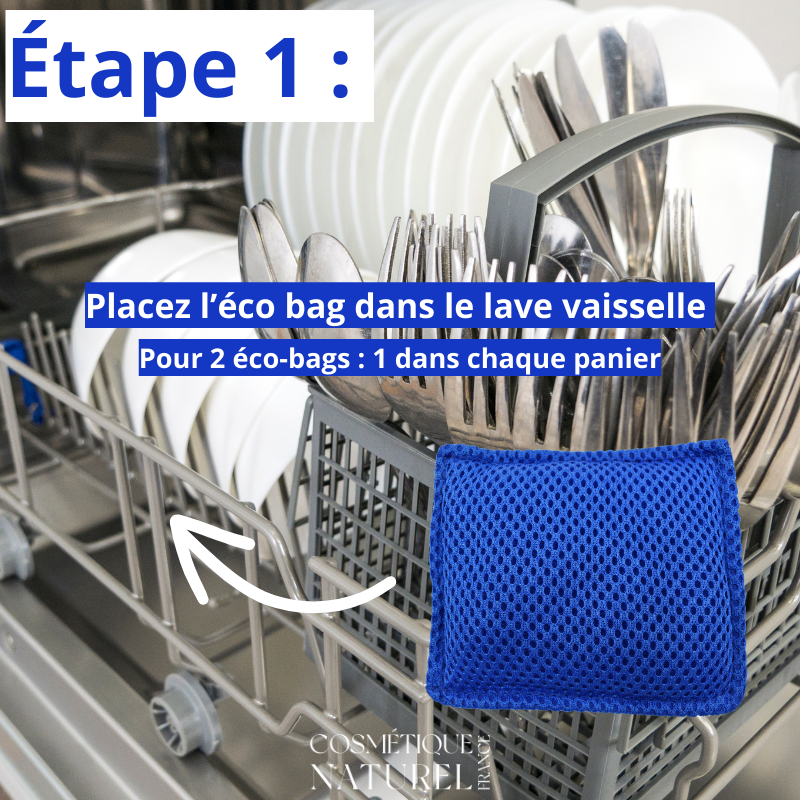 LOT de 2 Éco-bags - Lave vaisselle - Carré 