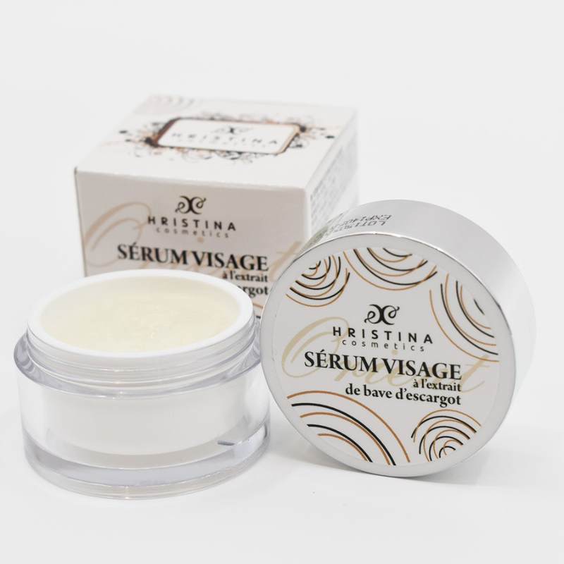Sérum visage hydratant à base de bave d'escargot 